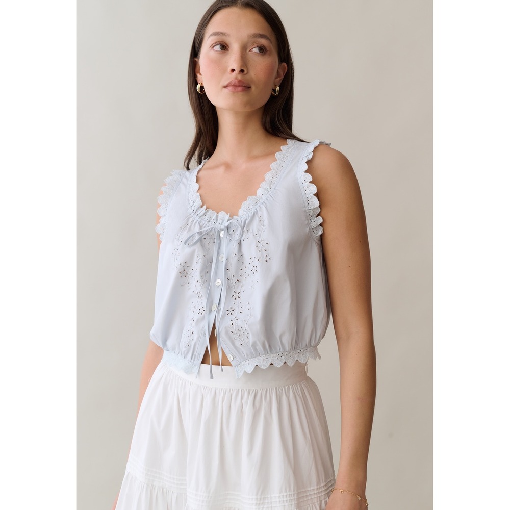NWT Few Moda Shelby Cotton Top / Size L / Still in Manufacturer Bag!